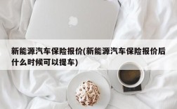 新能源汽车保险报价(新能源汽车保险报价后什么时候可以提车)