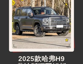 哈弗h9落地价／h9哈弗2025款落地价
