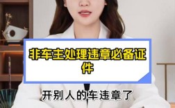 【处理违章需要带什么证件,去车管所处理违章需要带什么证件】